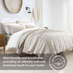 HORIMOTE HOME pillowshams 20x26 beige display clean wrinkle-resistant design
