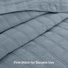 HORIMOTE HOME Adriatic Blue prewashed fabric offers a soft, cozy hand-feel.
