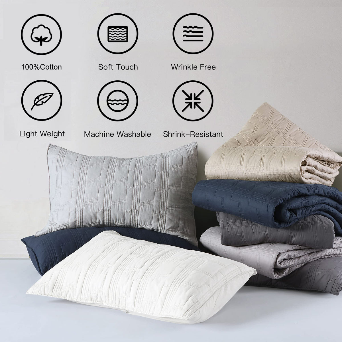 HORIMOTE HOME all-season coverlet suitable for year-round comfort