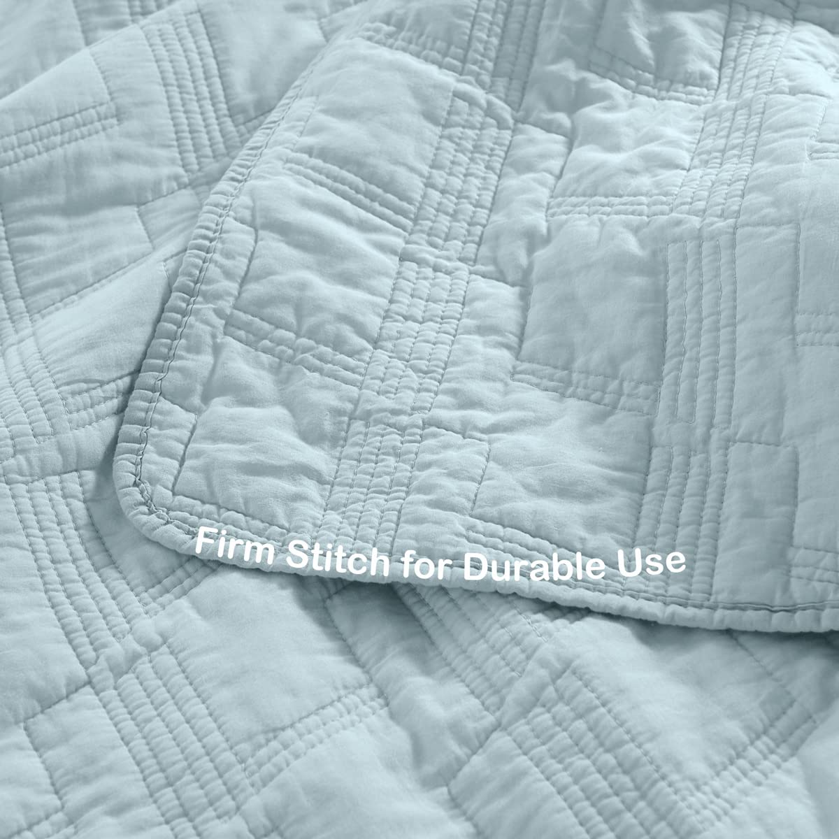 HORIMOTE HOME quilt set highlights geometric pattern for a modern bedroom accent