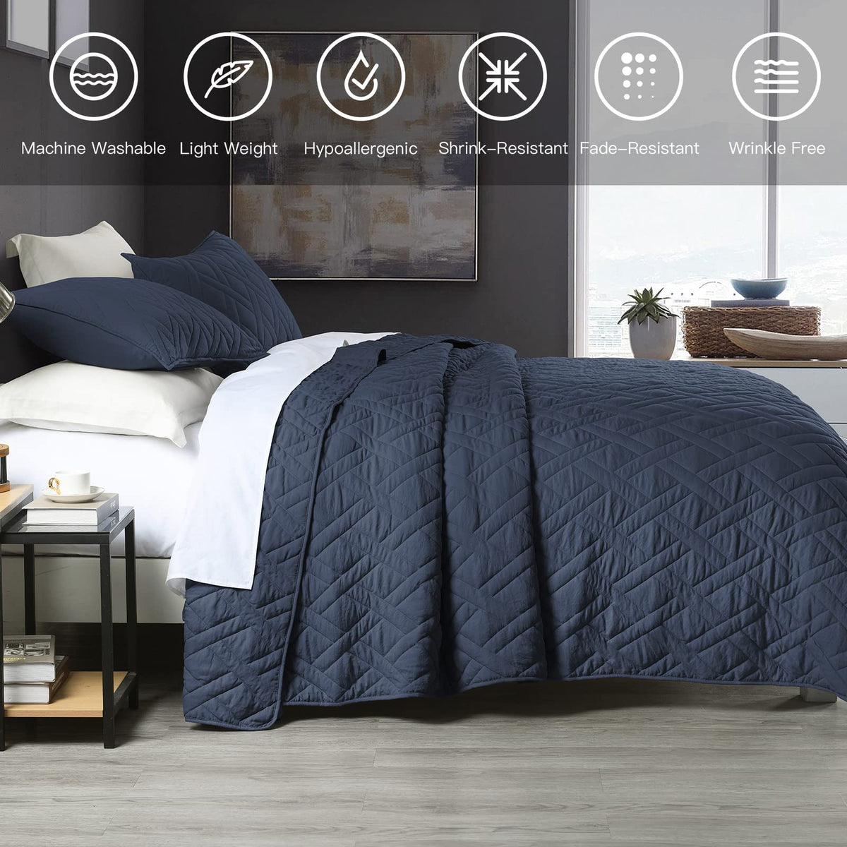 HORIMOTE HOME easy-care quilt shows machine washable convenience