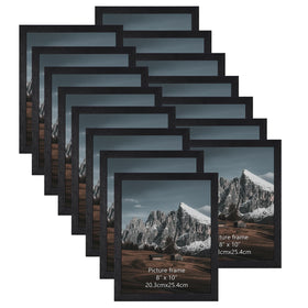 HORLIMER 8x10 frame set in black for wall or tabletop display.