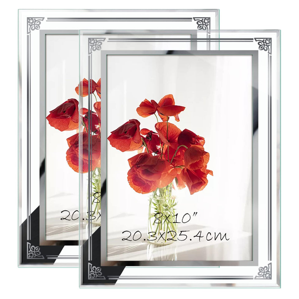 HORLIMER 8x10 frame with two-way kickstand for flexible tabletop display.