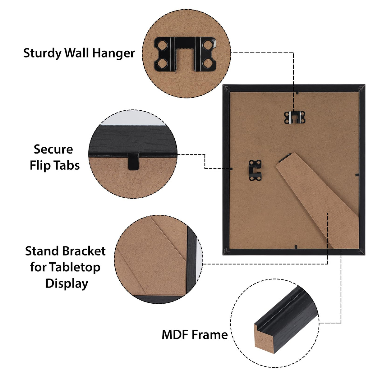 HORLIMER frame features a clear plexiglass front protection.