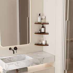 HORLIMER rustic wood texture adds warm character to any room.