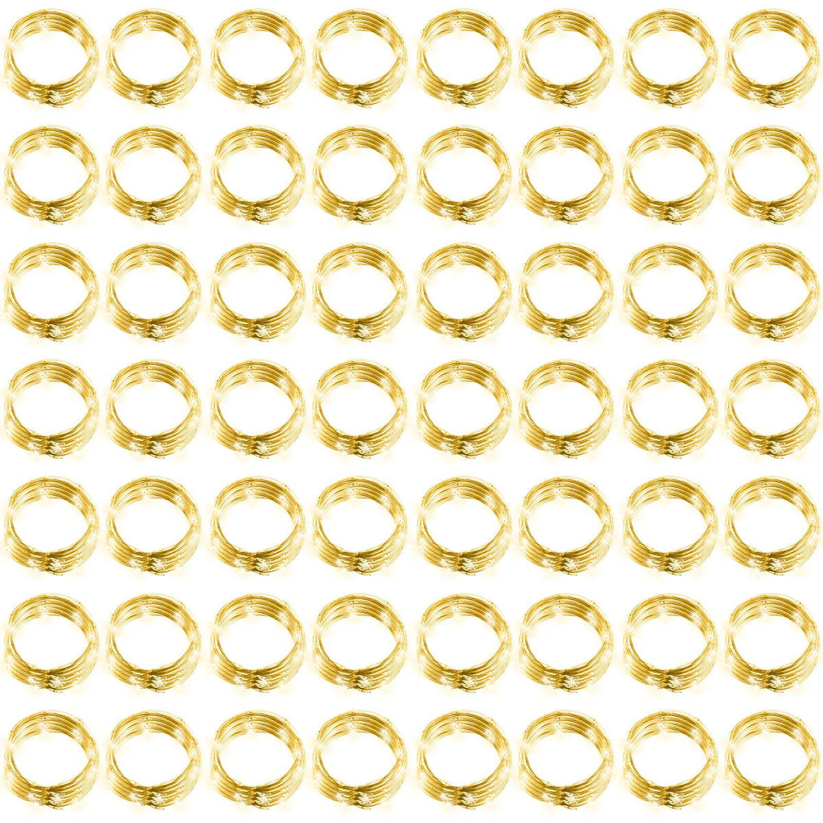 Hortsun 100 packs fairy lights for wedding table decor and ambient warmth.