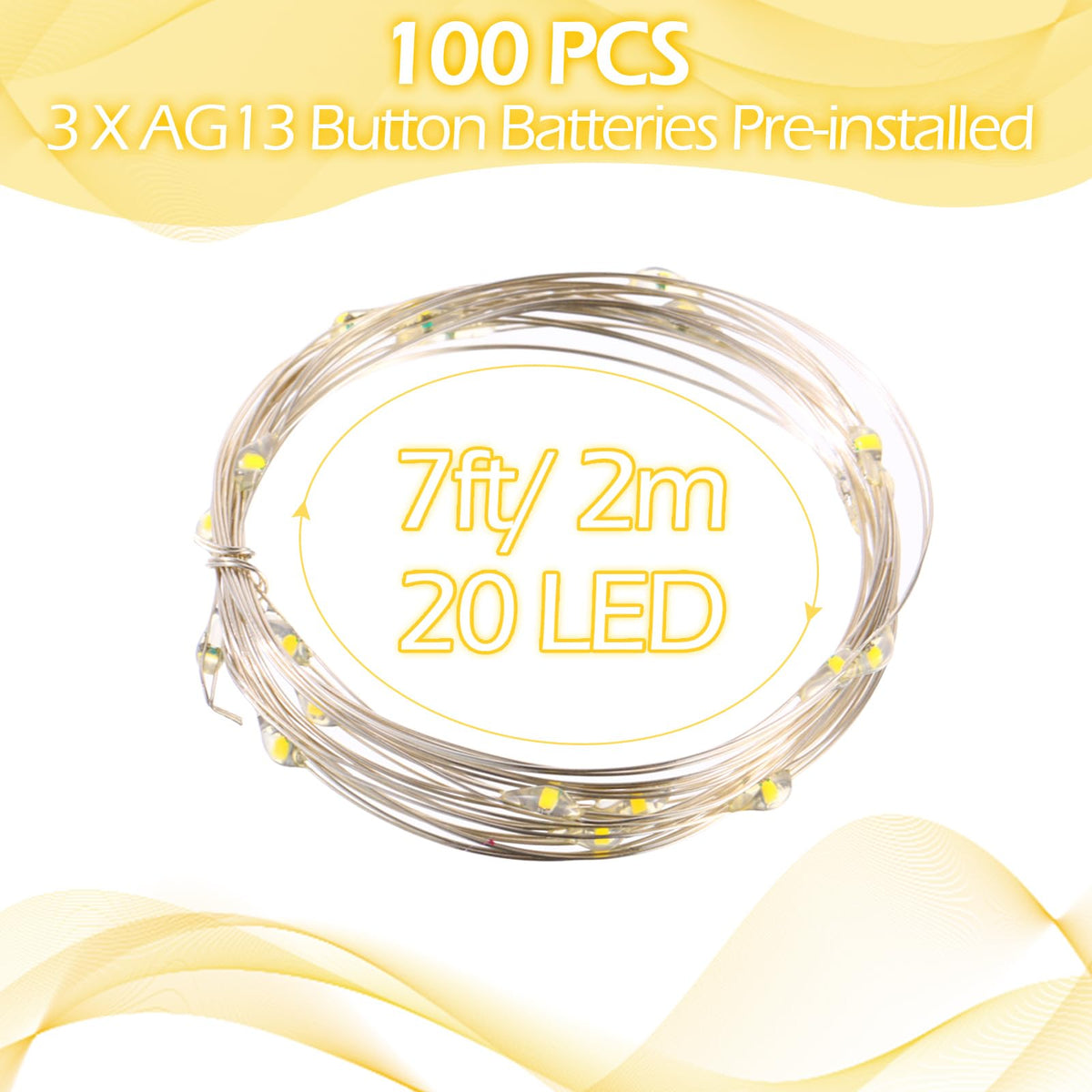 Hortsun warm white string lights with three modes for customizable mood at events.