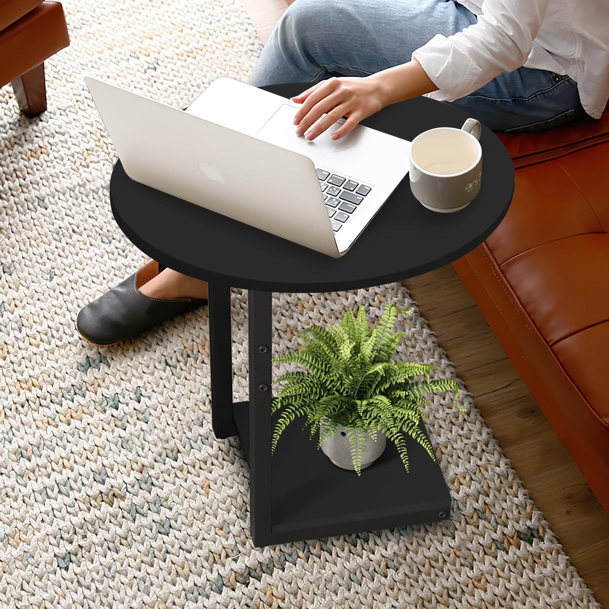 Hosfais multi-scenario use beside sofa or bed for convenient storage