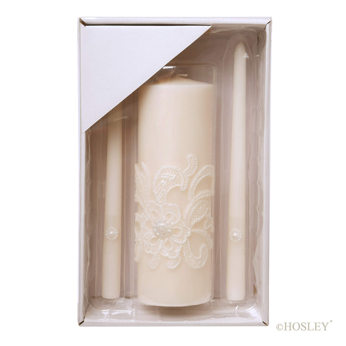 Hosley spa and meditation cream candle enhances calm atmosphere