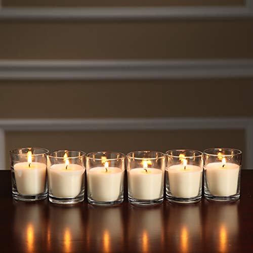 Hosley wedding centerpiece glass holders enhance table décor elegantly.