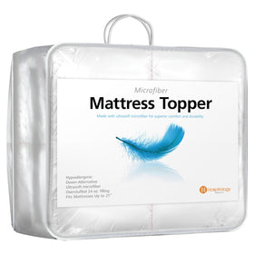 HOSPITOLOGY PRODUCTS hypoallergenic mattress cover overstuffed offers plush comfort and allergy friendly sleep