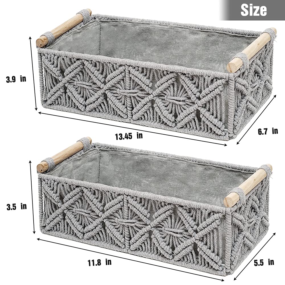 HOSROOME basket in bedroom for toys or remotes