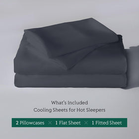 Hot Sleeper Sheets queen bamboo weave closeup highlighting cooling texture