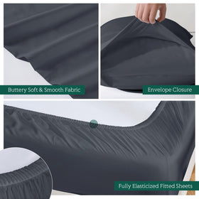 Hot Sleeper Sheets queen pillowcases with overlap closures for secure easy use
