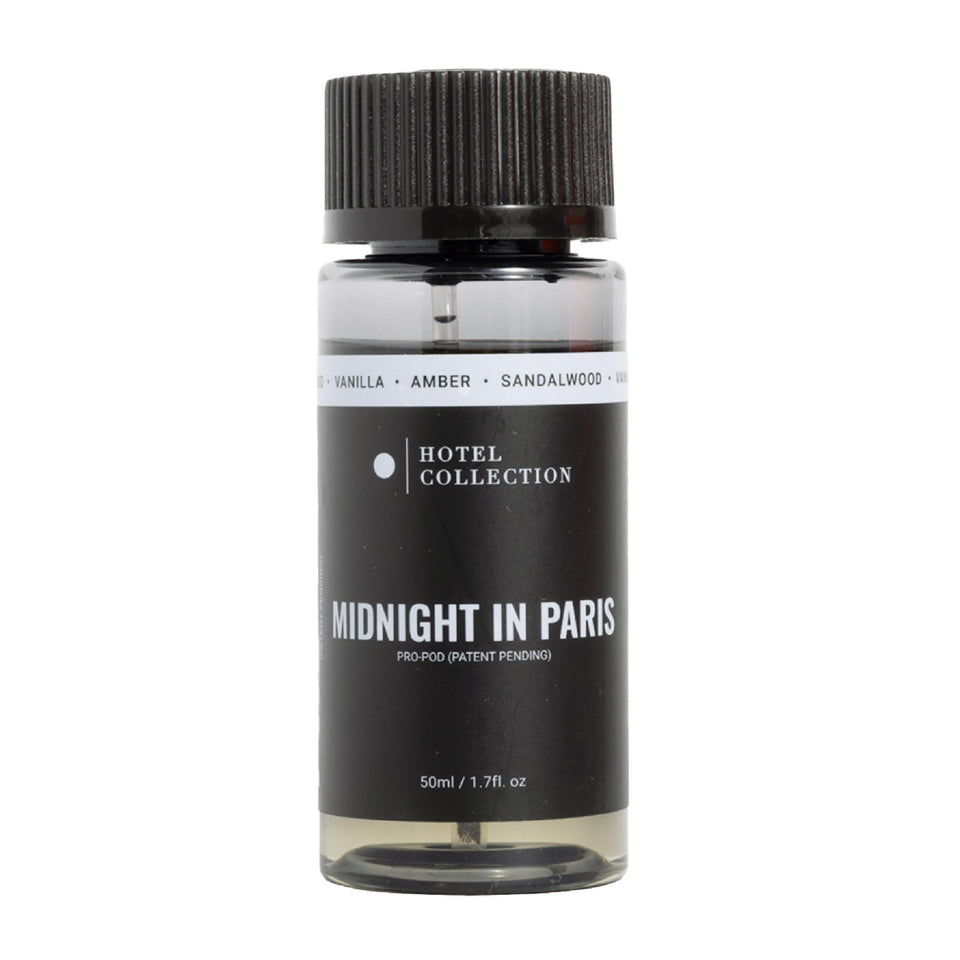 Hotel Collections Midnight in Paris Pro-Pod bottle for home fragrance and ambience.