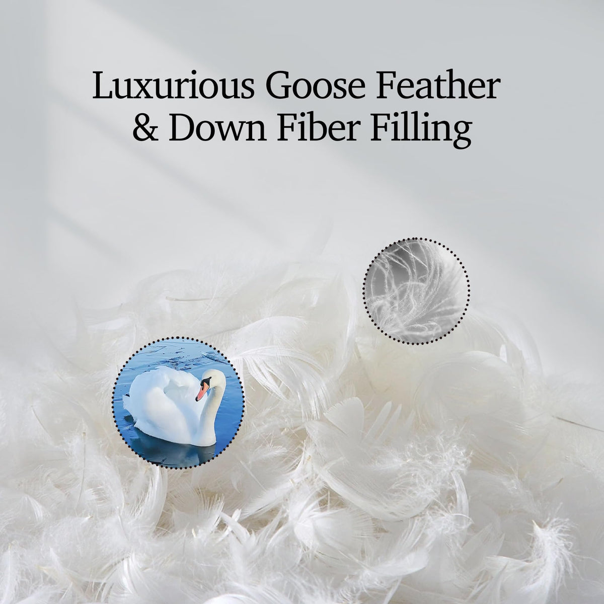 Hotel Grand duvet insert shown with corner loops and side tabs for a secure duvet cover fit.