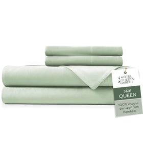 Hotel Sheets Direct bamboo sheets with silky-soft finish for hotel-like comfort