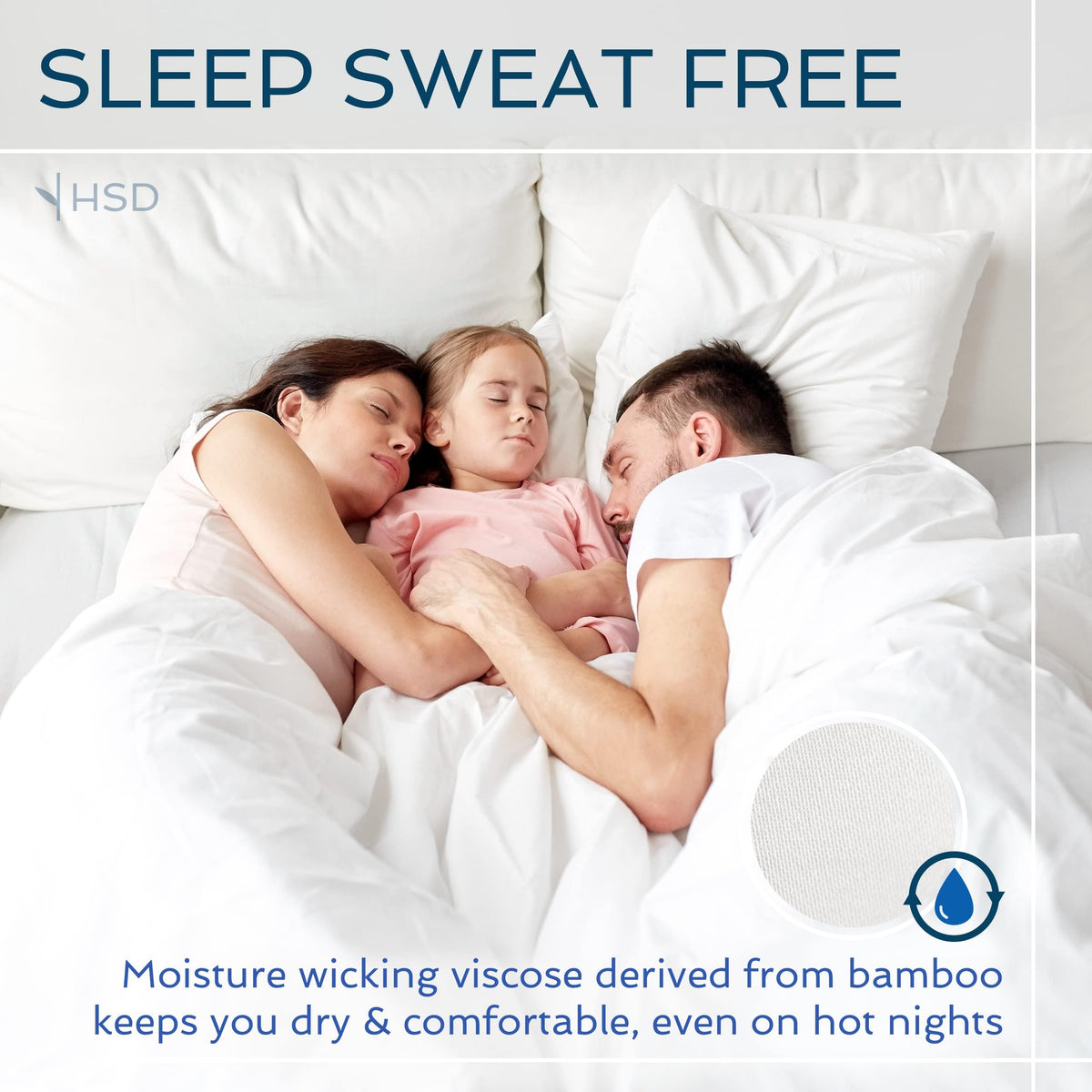 Hotel Sheets Direct queen flat sheet spread across bed highlighting coordinated luxury look.
