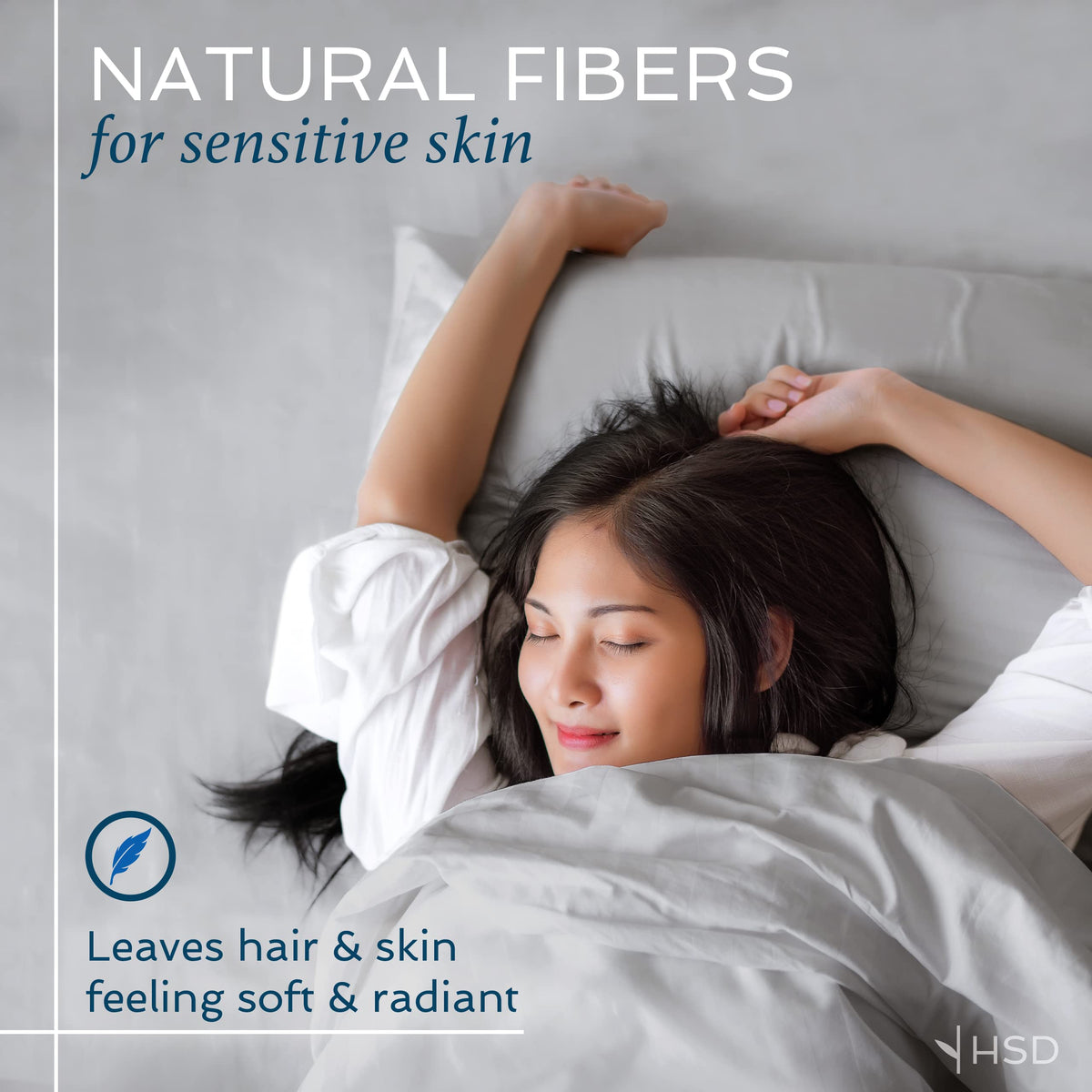 Hotel Sheets Direct satin-like surface adds hotel-grade luxury feel