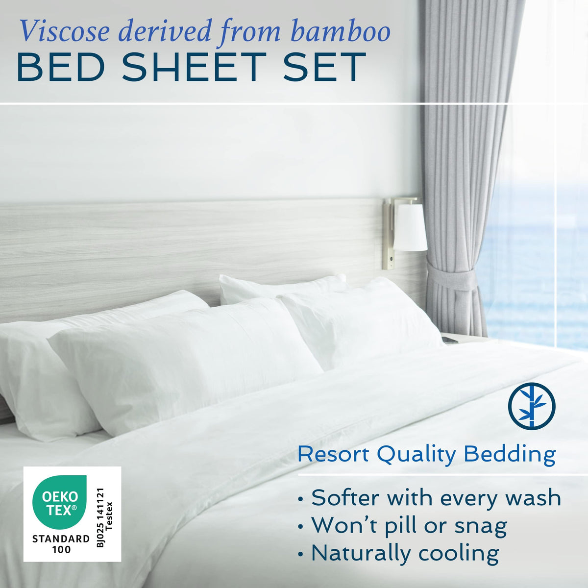 Hotel Sheets Direct Twin XL flat sheet offers a smooth hotel-like surface.