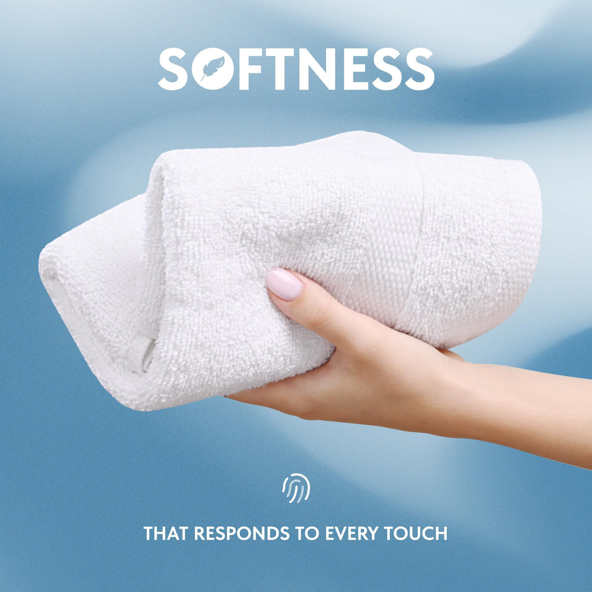 Hotel spa quality washcloth by White Classic ready for deluxe bathroom use