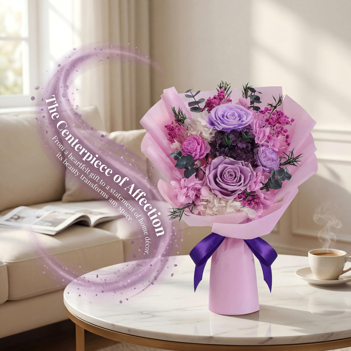 HOTKBO non-toxic preserved roses technology keeps color longer