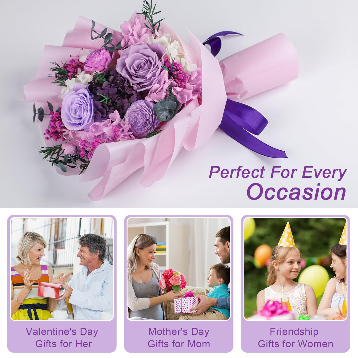 HOTKBO rose bouquet perfect for graduation or birthday celebrations