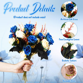 Hotop silk rose stems flexible for easy DIY centerpieces