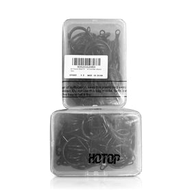 Hotop ready-to-hang curtain setup with rings and hooks ready