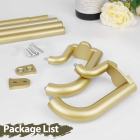 HOTOZON three color options: black, gold, antique silver