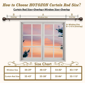 HOTOZON netted texture finials offer decorative detail.