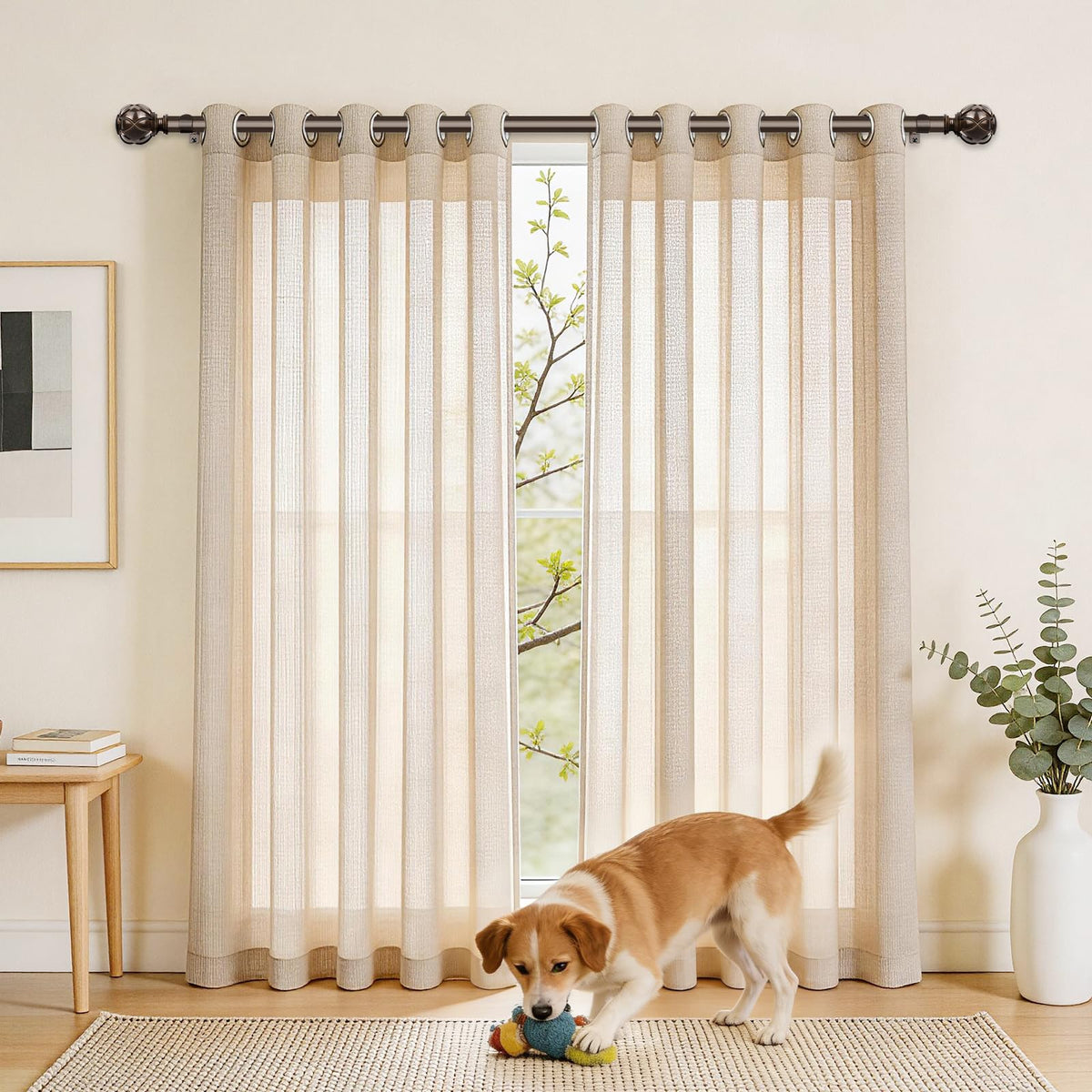 HOTOZON two-pack setup covers two windows for coordination.