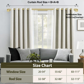 HOTOZON drapery setup example with tidy mounting