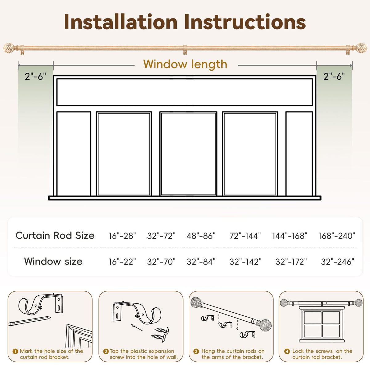Houmiggle includes simple hardware for quick, tool-free installation.