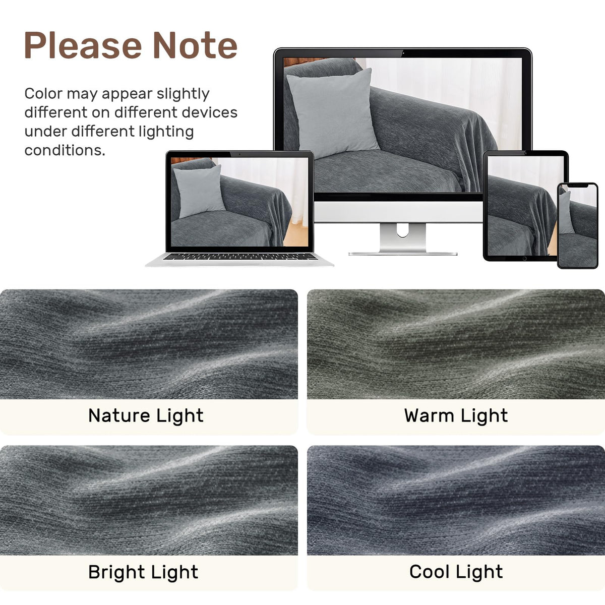 Houmiggle dark gray fabric complements modern furniture aesthetics
