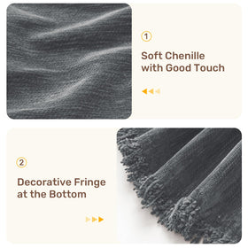 Houmiggle easy-install design drapes neatly between cushions for full coverage