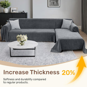 Houmiggle size guide image helps pick the right chaise and seat fit