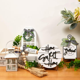 Houmury Artificial Plant set adds lively greenery to any space