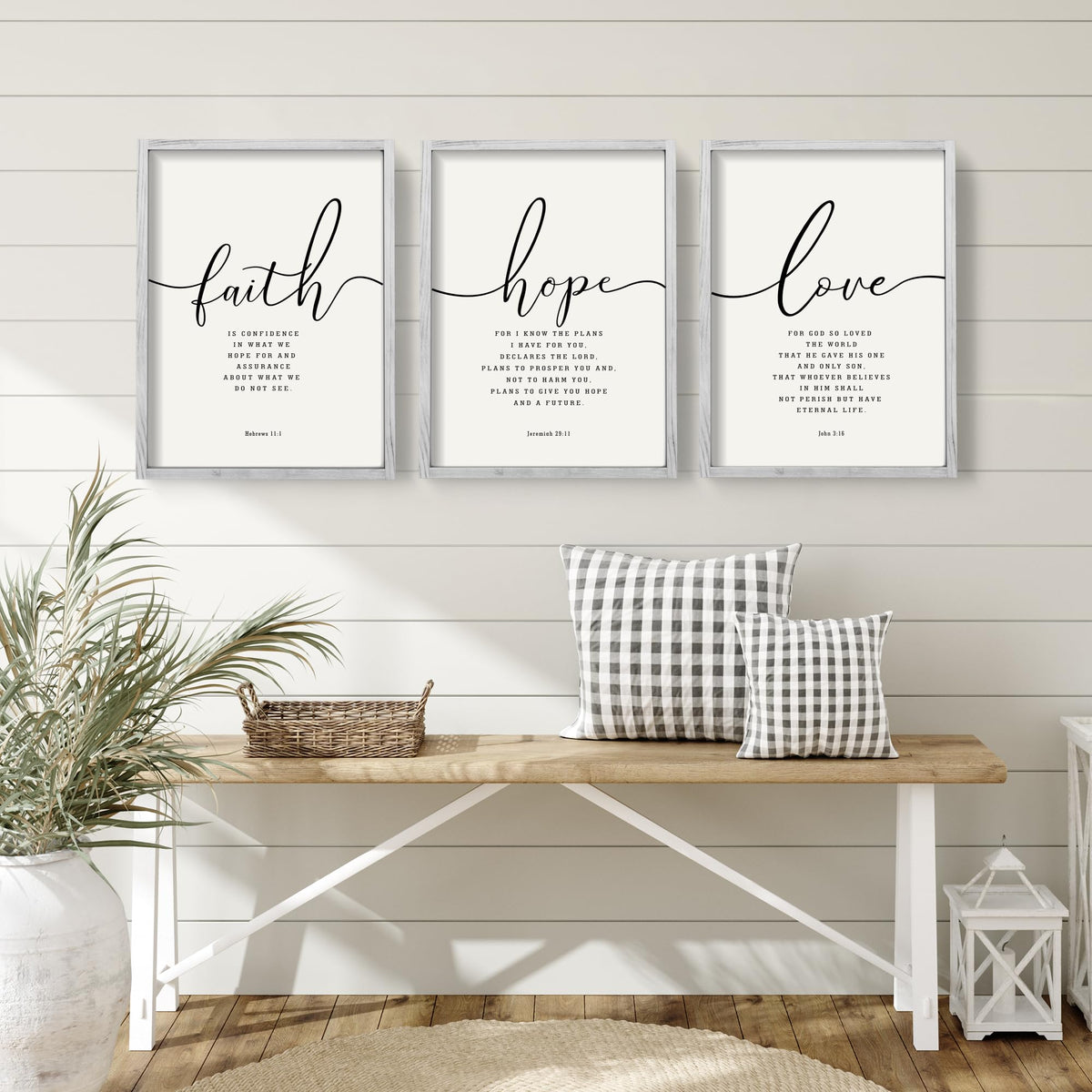 Houmury farmhouse decor plaque with neutral tones complements bedrooms or entryways.