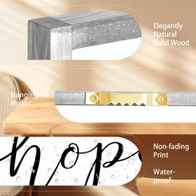 Lightweight and easy to hang; Houmury delivers effortless wall decor.