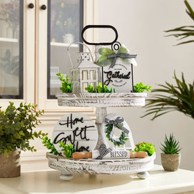 Houmury Home Sweet Home sign centerpiece for living or dining area