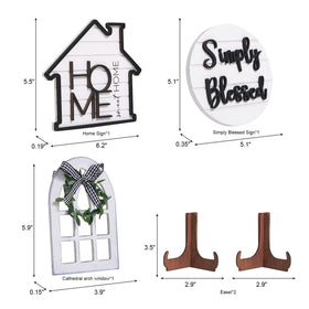 Houmury Cathedral Arch Window accent enhances rustic displays.