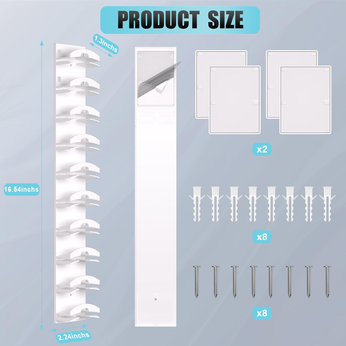 Houoisheck door or closet installation keeps hats within reach.