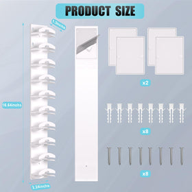 Houoisheck door or closet installation keeps hats within reach.