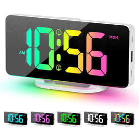 Hournor digital alarm clock with a large display for easy bedside viewing