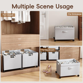 House Again compact storage solution for small spaces and seasonal footwear