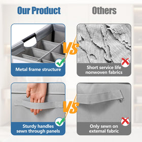 House Again metal-frame design provides sturdy support for heavier shoes