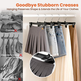 HOUSE DAY 10-inch hanger size fits most pants and skirts.