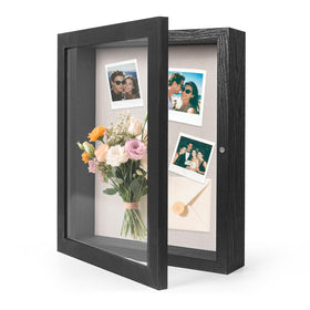 HOUSE DAY 11x14 shadow box front view with magnetic opening for easy updates