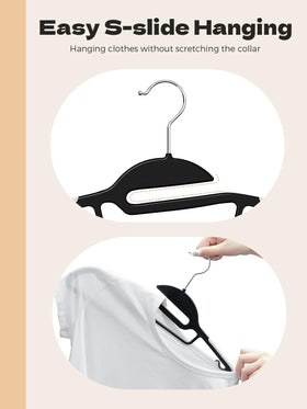 HOUSE DAY 360-degree swivel hook adapts to various closet angles.